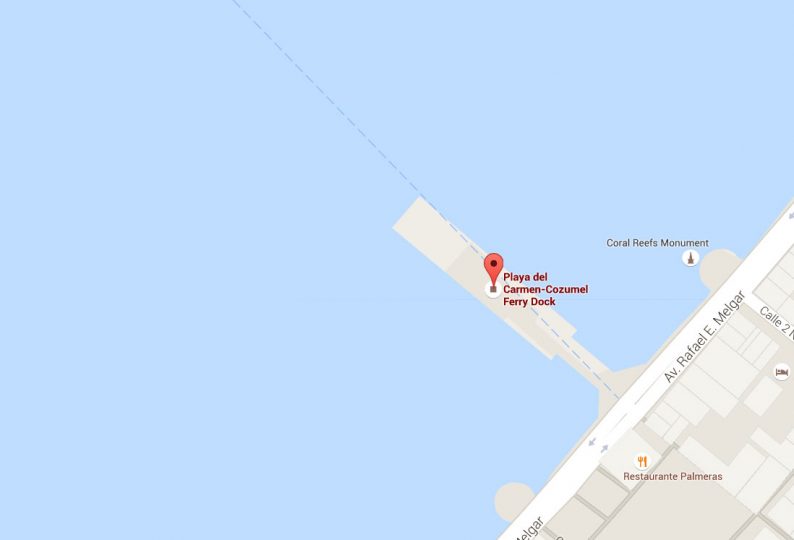 科苏梅尔码头位置图
