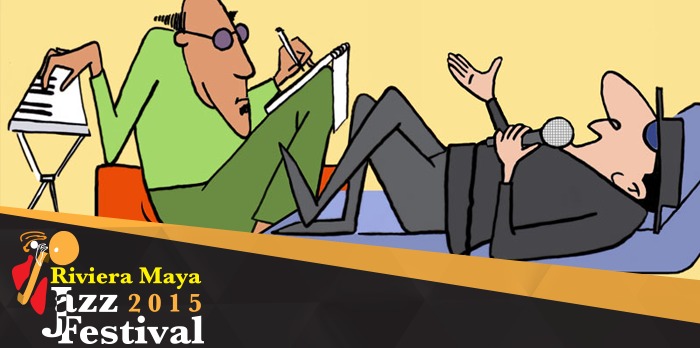 #Jazz is the best therapy. Riviera Maya Jazz Festival promo.