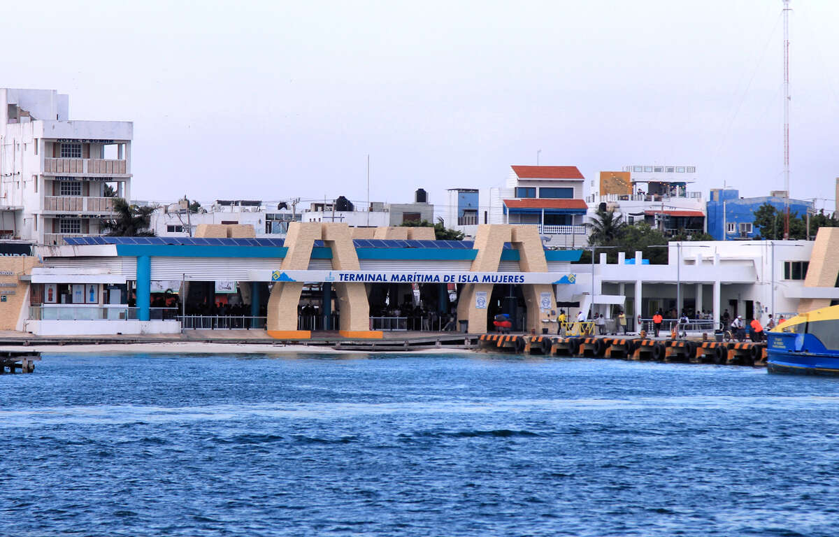 Terminal Marítima de Isla Mujeres. Foto von Larry D. Moore, C.C.