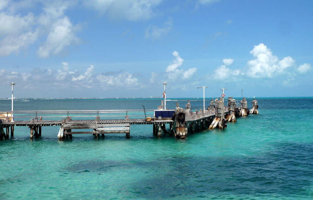 Embarcadère de Playa Tortugas. Photo de Fraser Mummery, C.C.