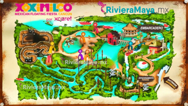 Xoximilco map